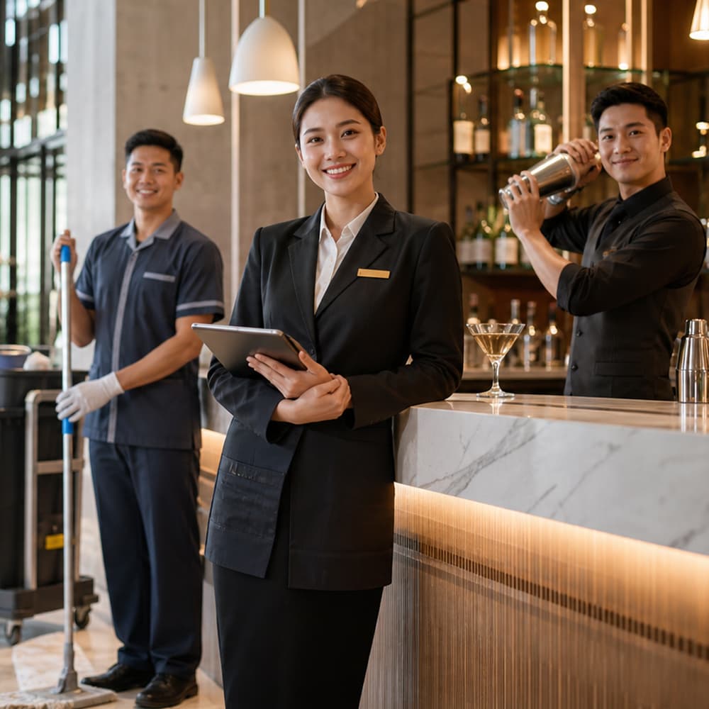 Manpower and Hospitality Professionals